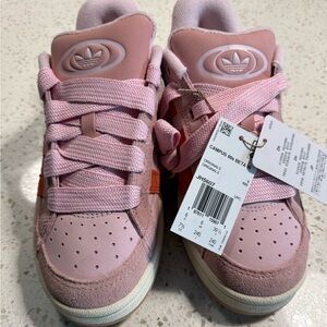 Adidas Women's Pink and Orange Campus 00s